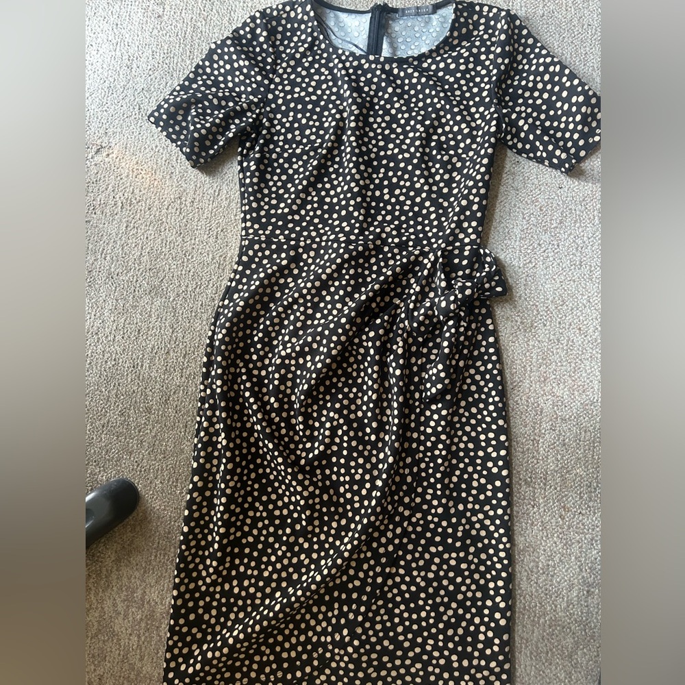 Polka Dot Black Dress